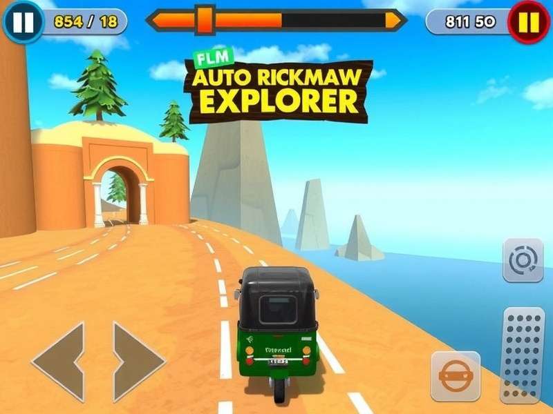 Auto Rickshaw Explorer gameplay screenshot