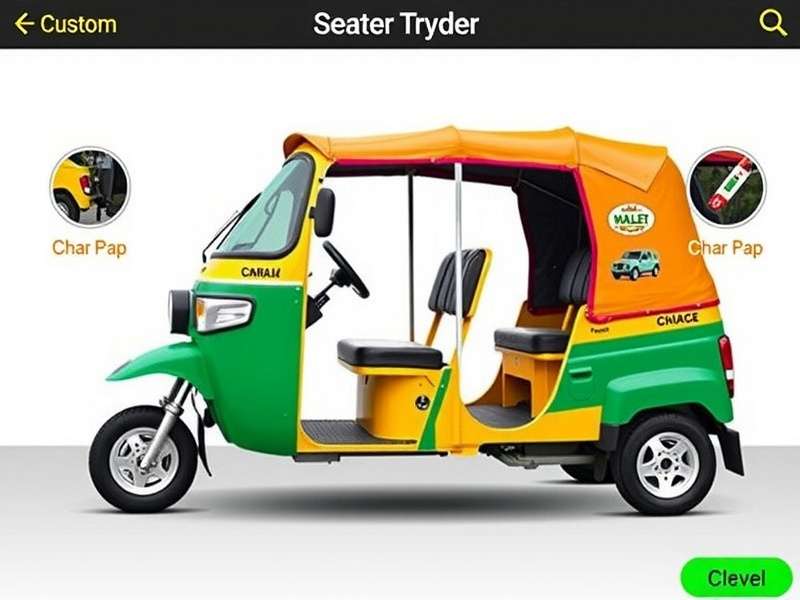 Auto Rickshaw Explorer customization options